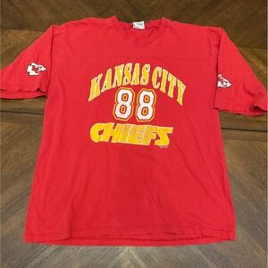 Vintage 2000 Tony Gonzalez Kansas City Chiefs Sport Attack Shirt XL Red NFL